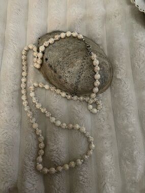 Beautiful long beaded necklace